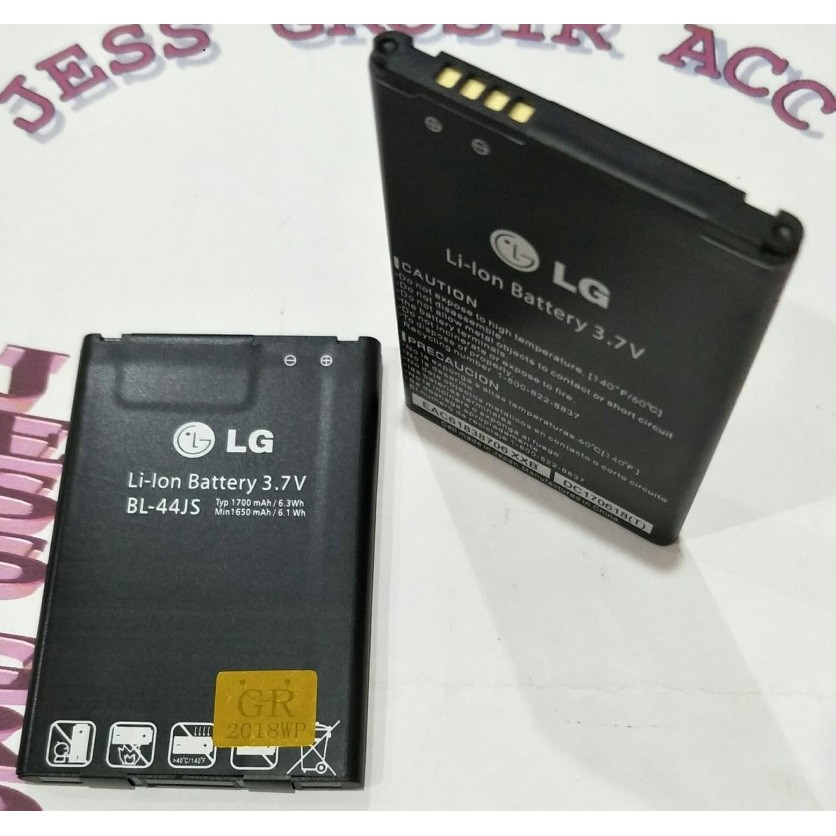 Battery Batre Baterai LG L3 L4 L5 Optimus Black P970 L612 E400 X145 BL-44JN BL-44JS BL44JN BL44JS