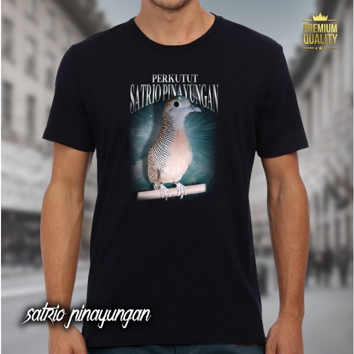 Baju Kaos PERKUTUT Satrio Pinayungan | Kaos Burung Perkutut Lokal Bangkok Katuranggan Kaos Kungmania