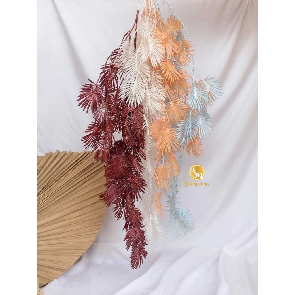 DAUN PALEM | ARTIFICIAL FLOWER TANAMAN LAMARAN NIKAH DEKORASI BAHAN KERAJINAN HIAS MAHAR