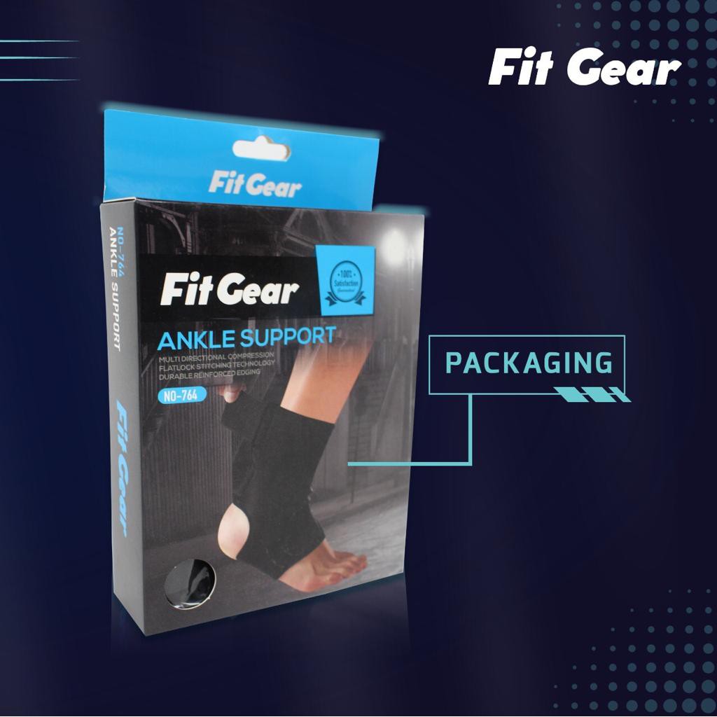 Ankle Support / Pelindung / Penyangga engkel kaki Fit Gear NO 764 – Ankle Support &amp; Knee Support