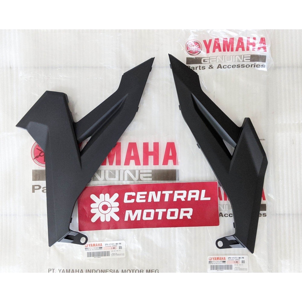 SAYAP COVER SIDE 1 2 KECIL SAMPING BAWAH JUPITER MX KING MXKING HITAM DOF ORIGINAL YAMAHA 2PV-F1711-