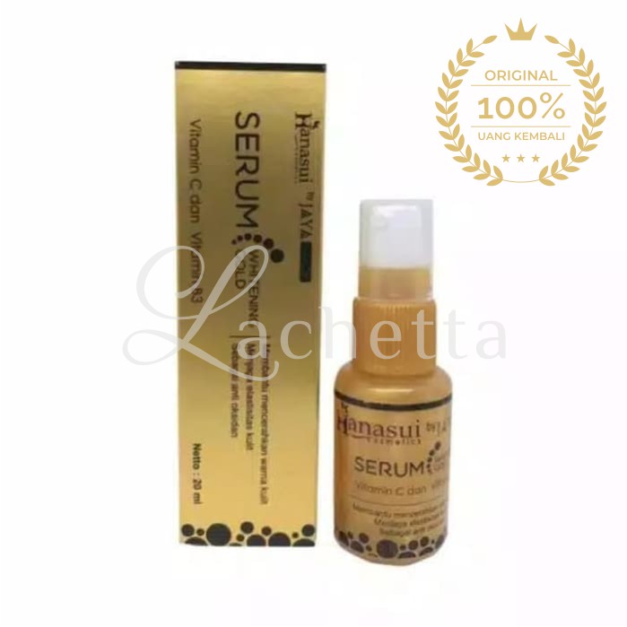 SERUM GOLD HANASUI ORIGINAL - SERUM WHITENING GOLD JAYA MANDIRI BY HANASUI - HANASUI WHITENING SERUM