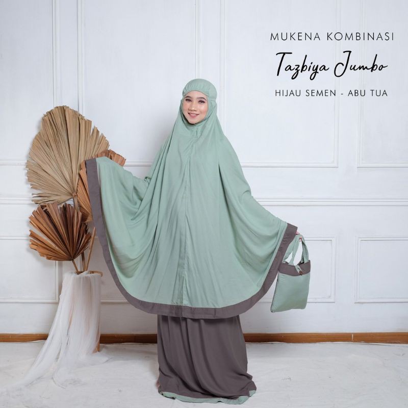 MUKENA TAZBIYA KOMBINASI JUMBO