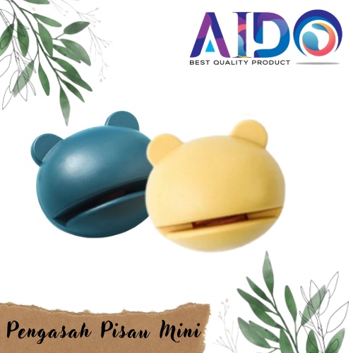 Pengasah Pisau Mini Kepala Kodok Serbaguna / Pengasah Pisau Mini 30047