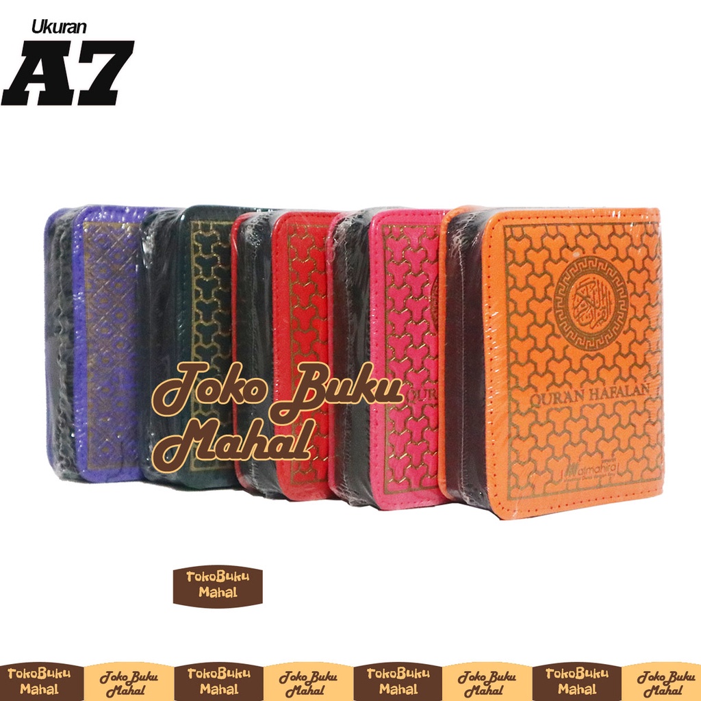 Al Quran Hafalan Ukuran A7 Resleting A7 Almahira / Alquran Hafalan Saku Resleting Kecil (Tsumun)