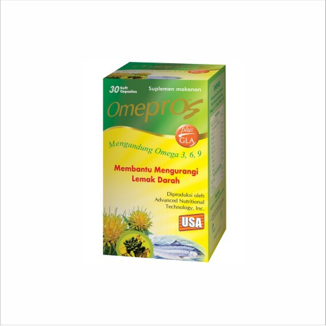 OMEPROS OMEGA 3-6-9 ISI 30 CAPS - SUPLEMEN MAKANAN