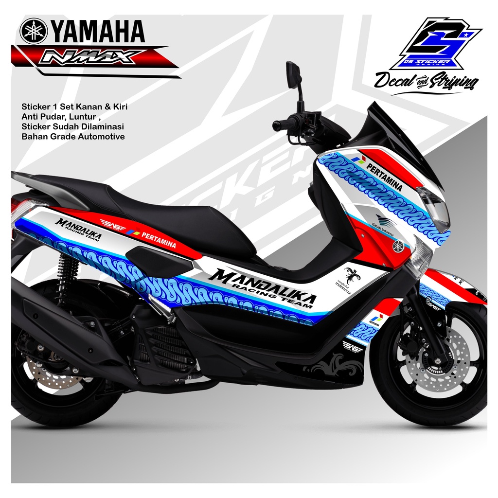 DS167 Striping Decal NMAX Lama Fullbody Mandalika Fullblok MotoGP