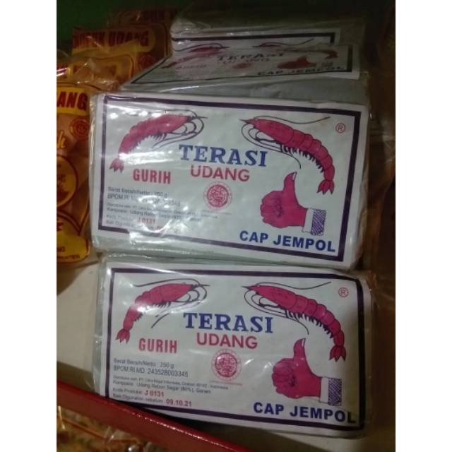 

Terasi udang cap jempol@250 gram