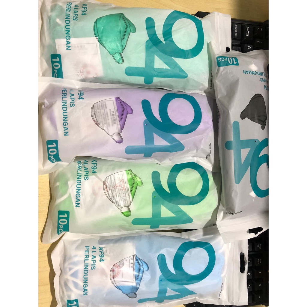 DF MSK134 Masker KF94 C Care 3 Ply Isi 10 Pcs Protective Mask Kesehatan 4Ply Masker Medis Korea 10Pcs