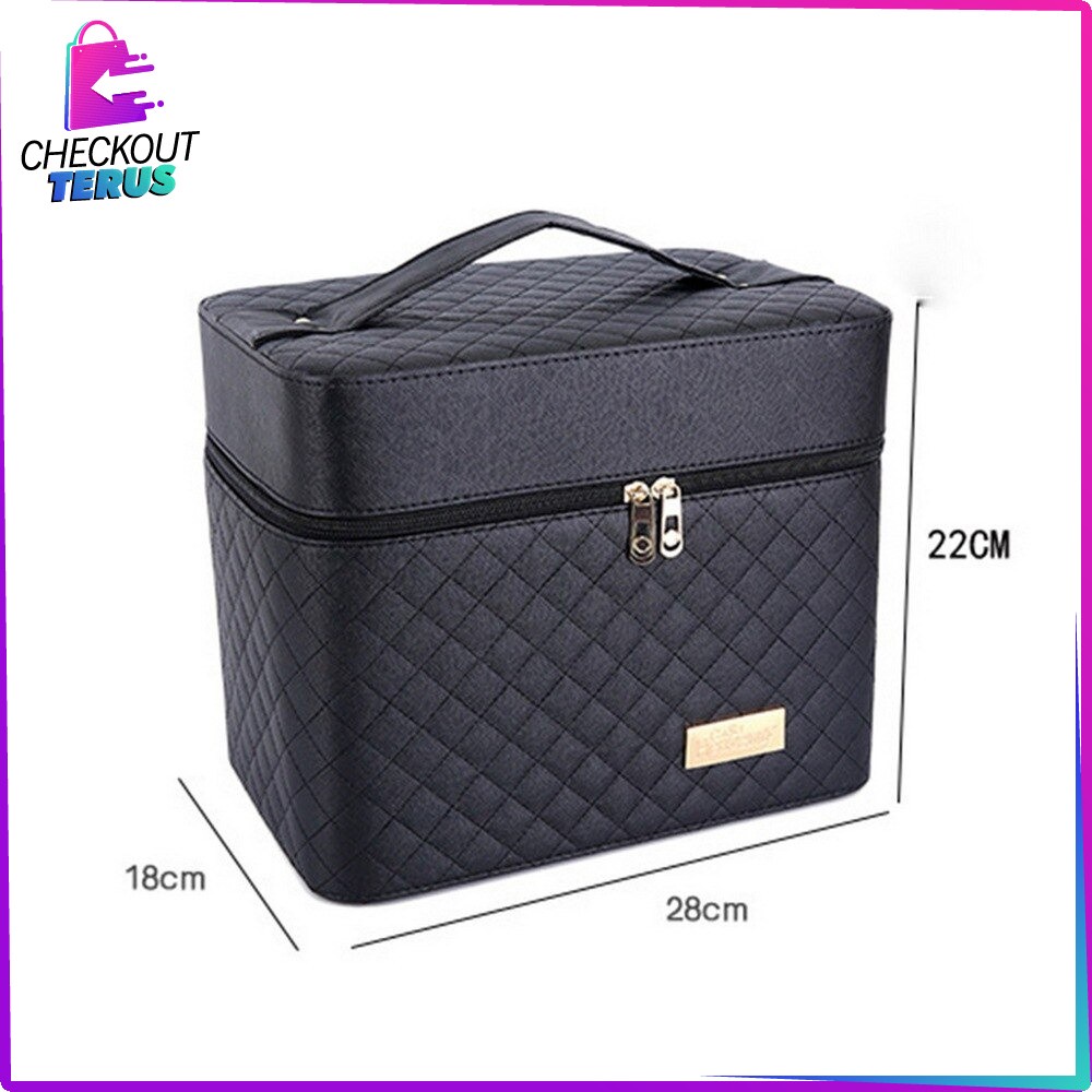 CT K1 BOX MAKE UP Kotak Kosmetik Tempat Penyimpanan Alat Kosmetik Makeup Orginizer Beauty Case Portable