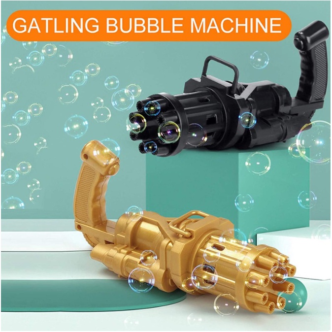 SD4V MAINAN ANAK BUBBLE ANAK SENJATA BUBBLE GUN ELEKTRIK PISTOL GUN CAIRAN SABUN BALON MAINAN OUTDOOR AMT