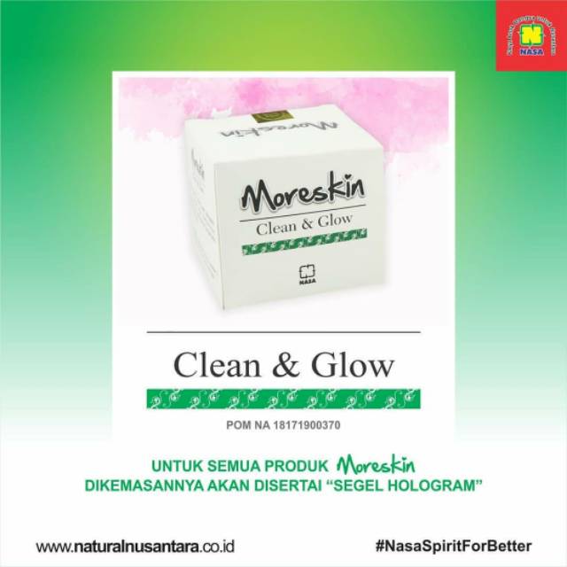 Moreskin Clean and glow Nasa