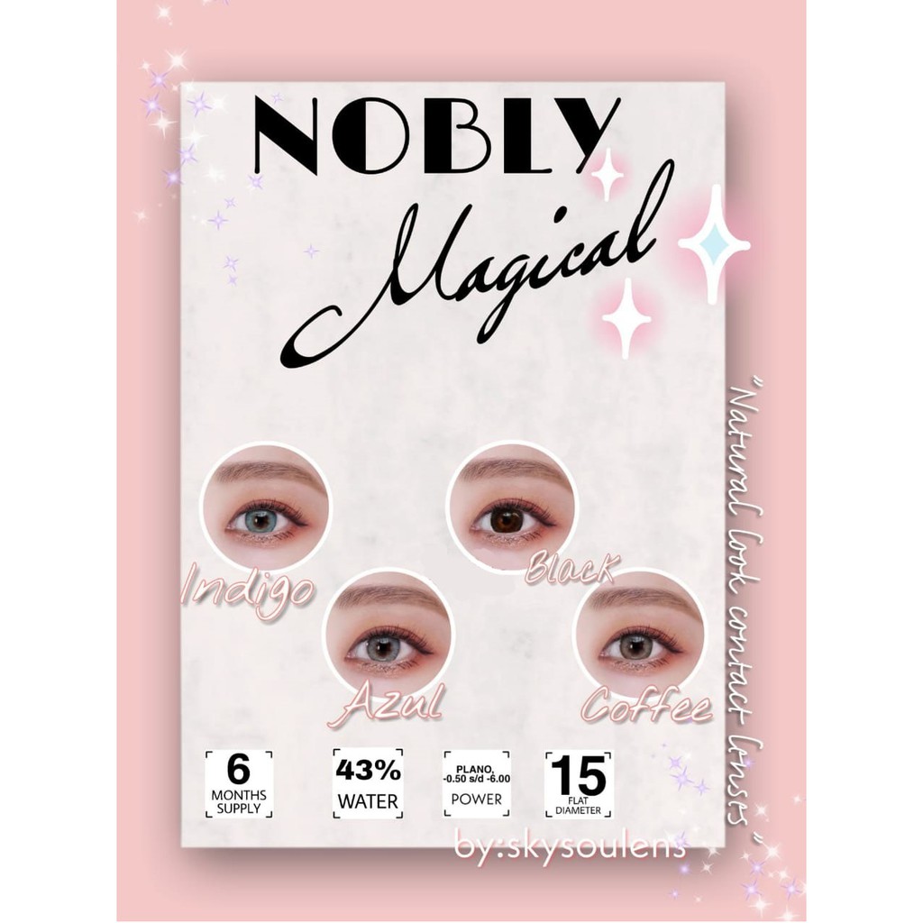 Nobly Softlens 15 Mm Nobly Roze Magical By Gelflex Vision Bebas Pilih Shopee Indonesia