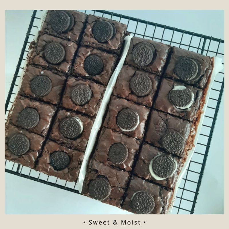 

FUDGY BROWNIE/ BROWNIES SKAT/BROWNIES PANGGANG - FULL OREO