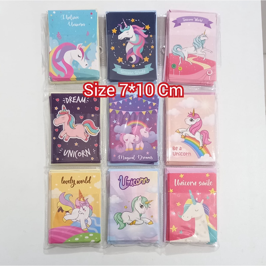 Kartu ucapan unicorn greeting card unicorn kado ultah anak birthday card lucu unik murah kado anak