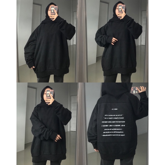 PART I SWEATER OVERSIZE/ CREWNECK THRIFT / PART 2 / SWEATER THRIFT / SWEATER OVERSIZE LENGAN BALON-Ld136 P75 tulisan