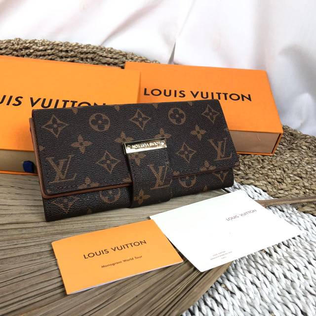 Dompet LV mewah Full embos lengkap dengan dus dll