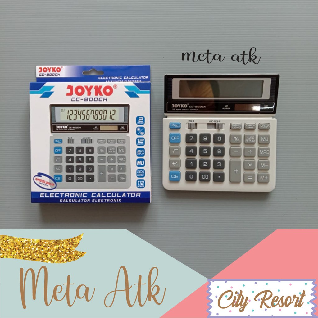 

Calculator / Kalkulator CC-800CH Joyko 12 Digits