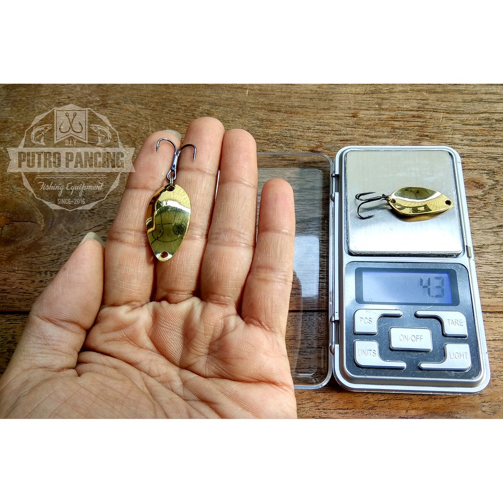 Lure Spoon Kuningan -+ 4,5 gram