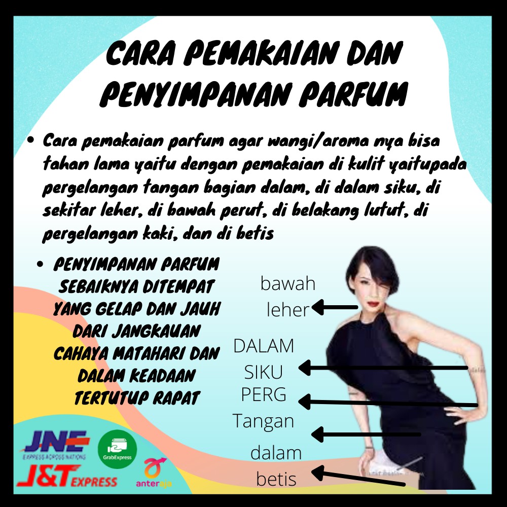 parfum farfum parfume perfume minyak wangi  wanita perempuan cewek cewe non alkohol original tahan lama refill isi ulang