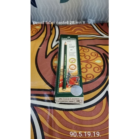 

Pensil faber castell 2B. mn. R /