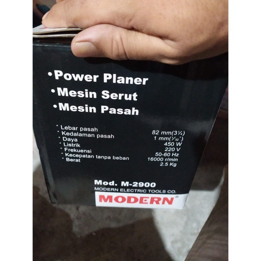 Mesin Planner Modern M - 2900/Power Planner/Mesin Serut /Mesin Pasah/MESIN SERUT KAYU /MESIN PLANNER