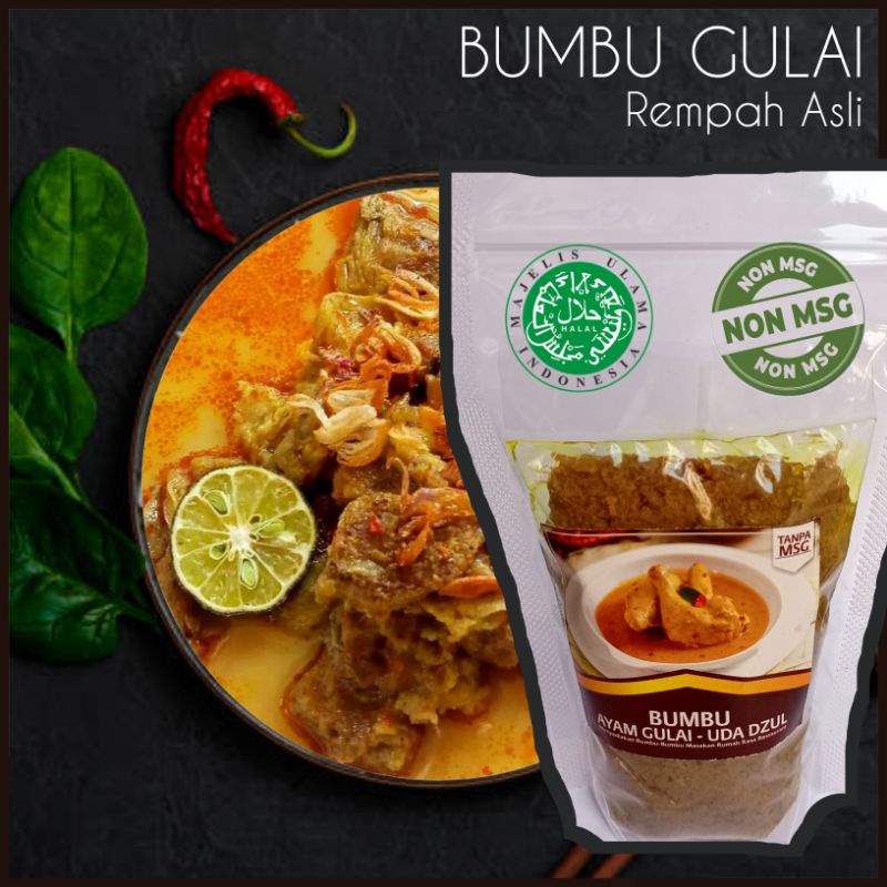 

Bumbu Gulai Padang Asli Minang Untuk 2kg Daging Kambing Ayam Sapi - Bumbu Gulai Instan