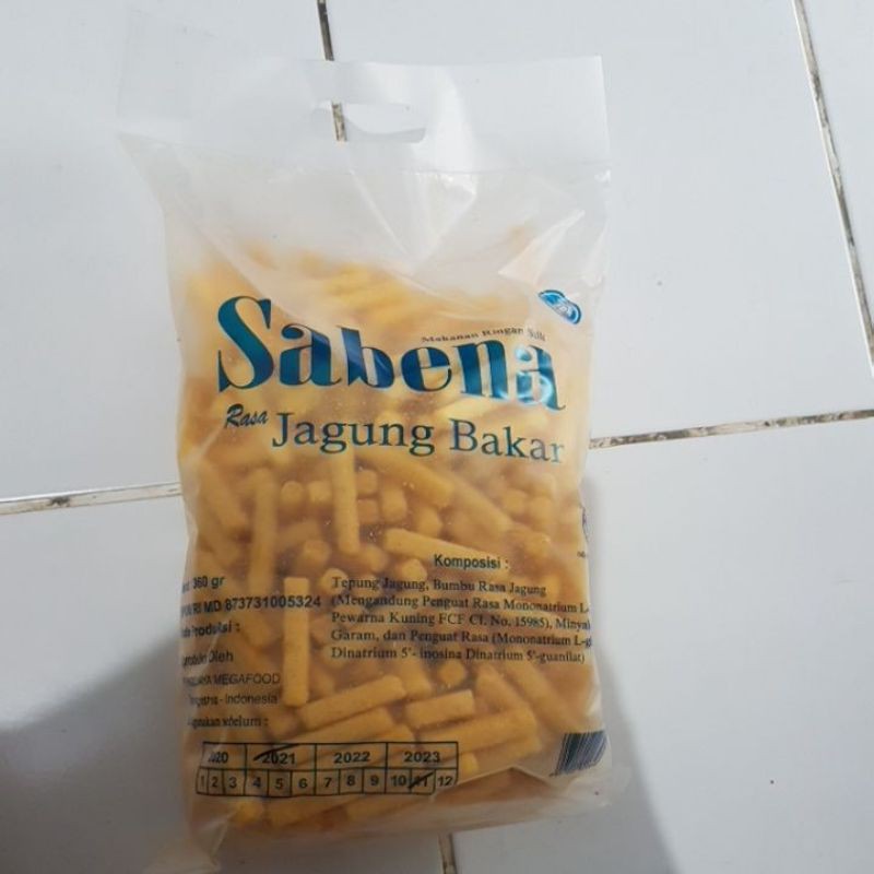 

makanan ringan stik sabena rasa jagung bakar 360gr