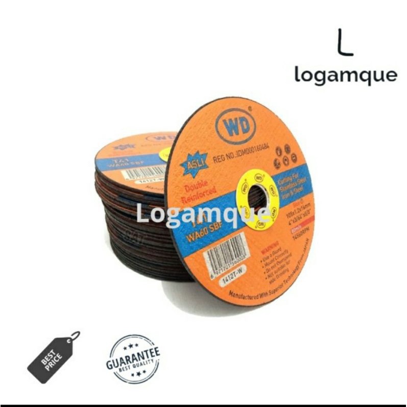 WD Cutting Disc 4" T41 WA60 SBF isi 20 pcs