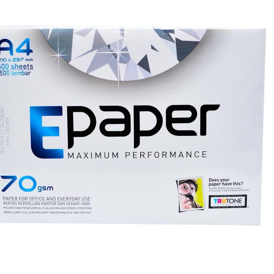 

Epaper Kertas Print/Fotocopy A4 70gr KODE 61