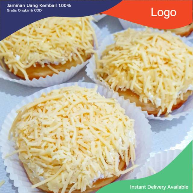 

Donat Keju isi 6pcs