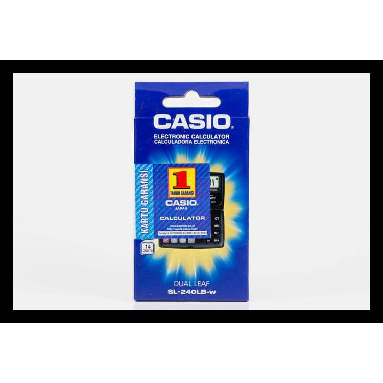 

Terlaris Casio Sl-240Lb - Kalkulator Pocket Promo