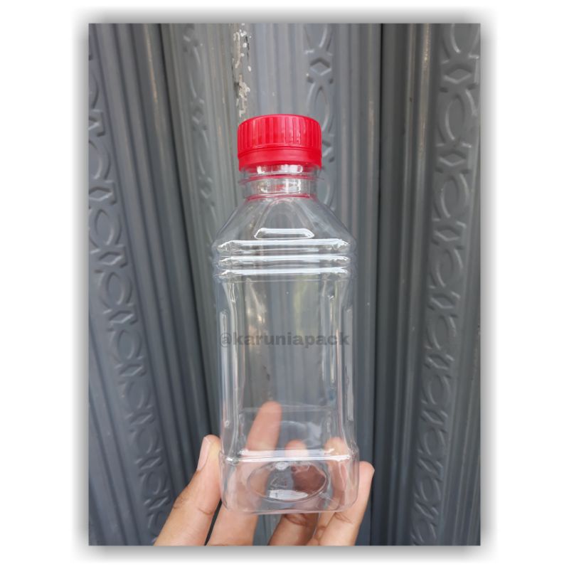 Botol Plastik kotak Cimori 250ml / Botol 250 ml  jus juice jamu kopi