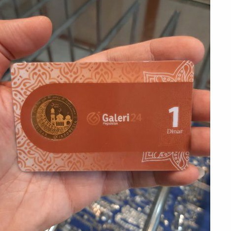 LM emas galeri 24 pegadaian 1 dinar 91.7% 4.25gr 4,25gr