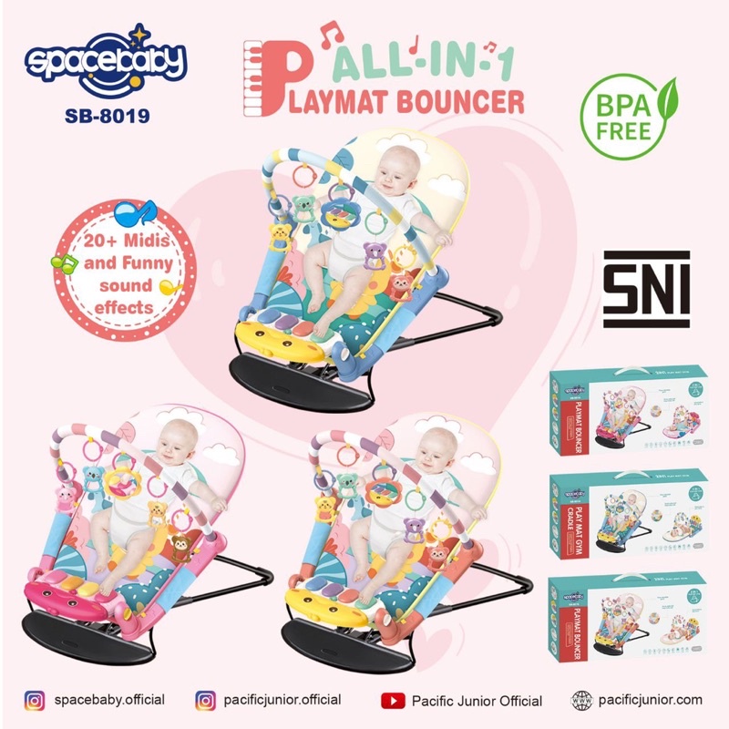 Space Baby Playmat Bouncer SB 8019 / Playmat Bouncer Space Baby