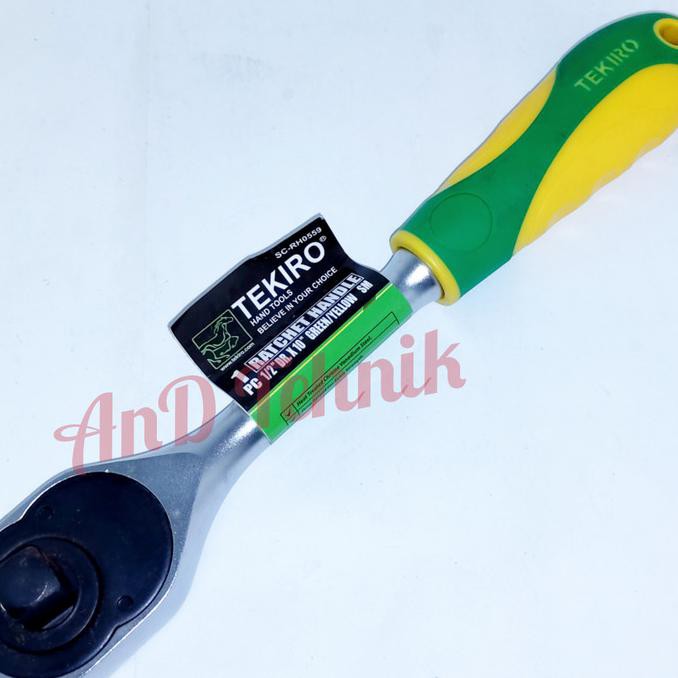TEKIRO Gagang Handel Rachet 1/2 Inch Gagang Kunci Sock Rachet Tekiro