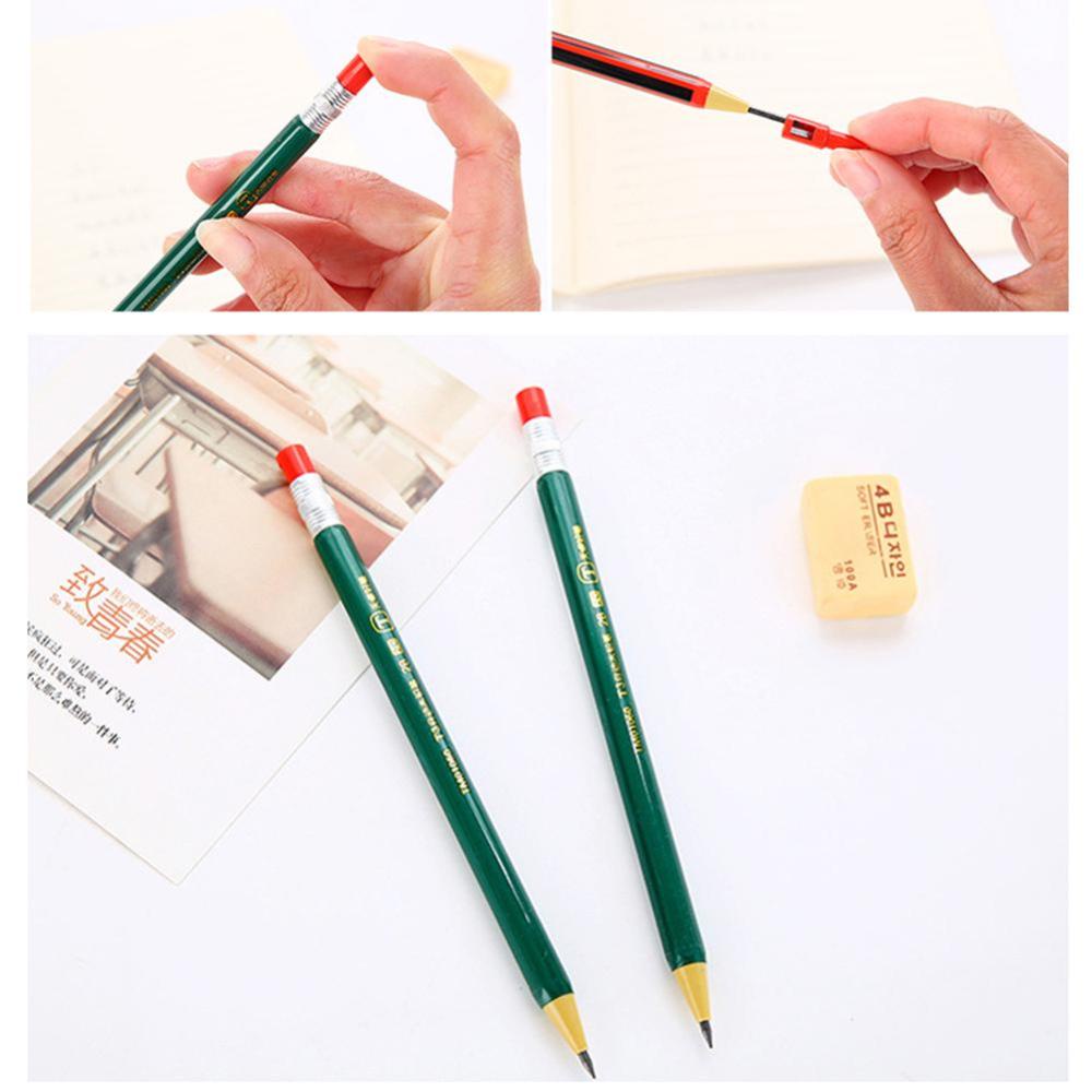 Timekey Pensil Mekanik 2B 2.0mm Gaya Korea Untuk Menulis / Menggambar / Hadiah Anak Perempuan L4Q3