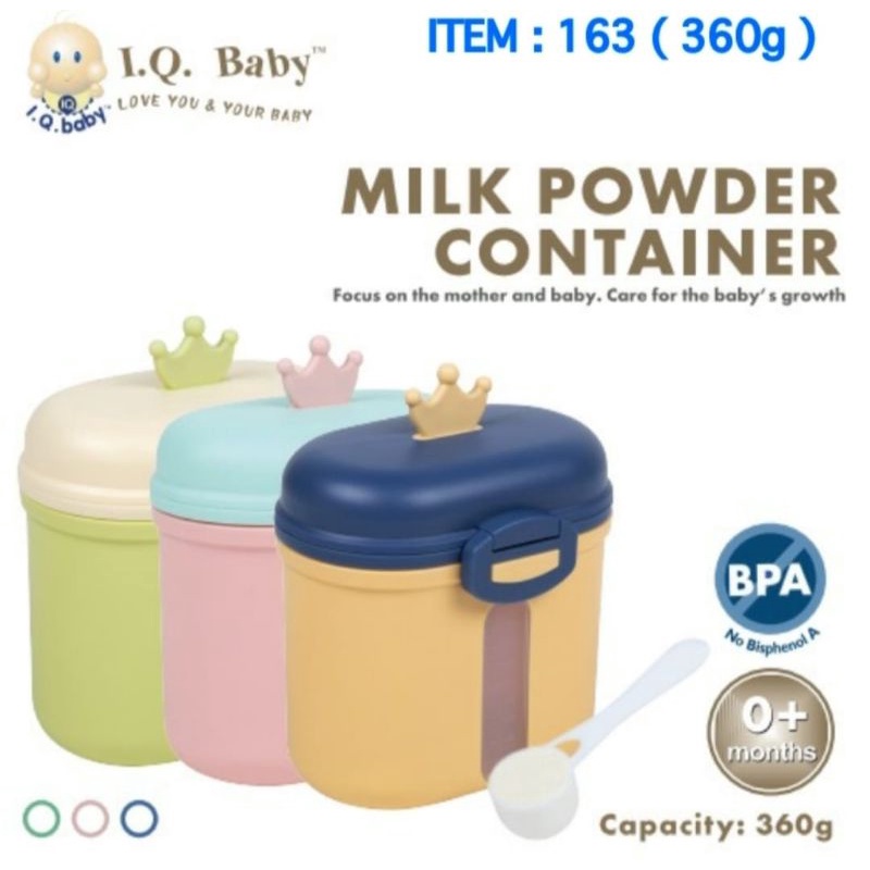 Iq baby milk powder container / tempat susu bubuk bayi