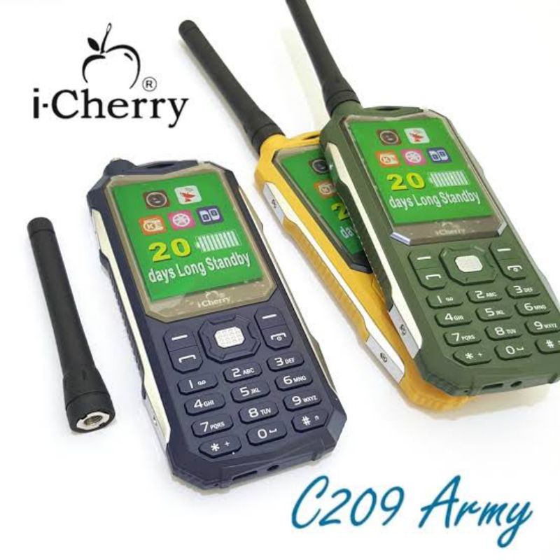 HP ICHERRY C209 ARMY, SIGNAL LEBIH KUAT (GRATIS TSIRT/TOPI)