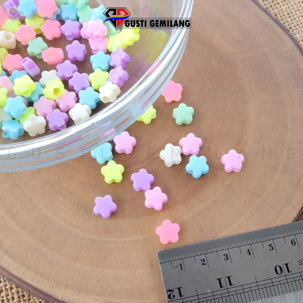 Manik Bunga Tebal  Pastel 10gram