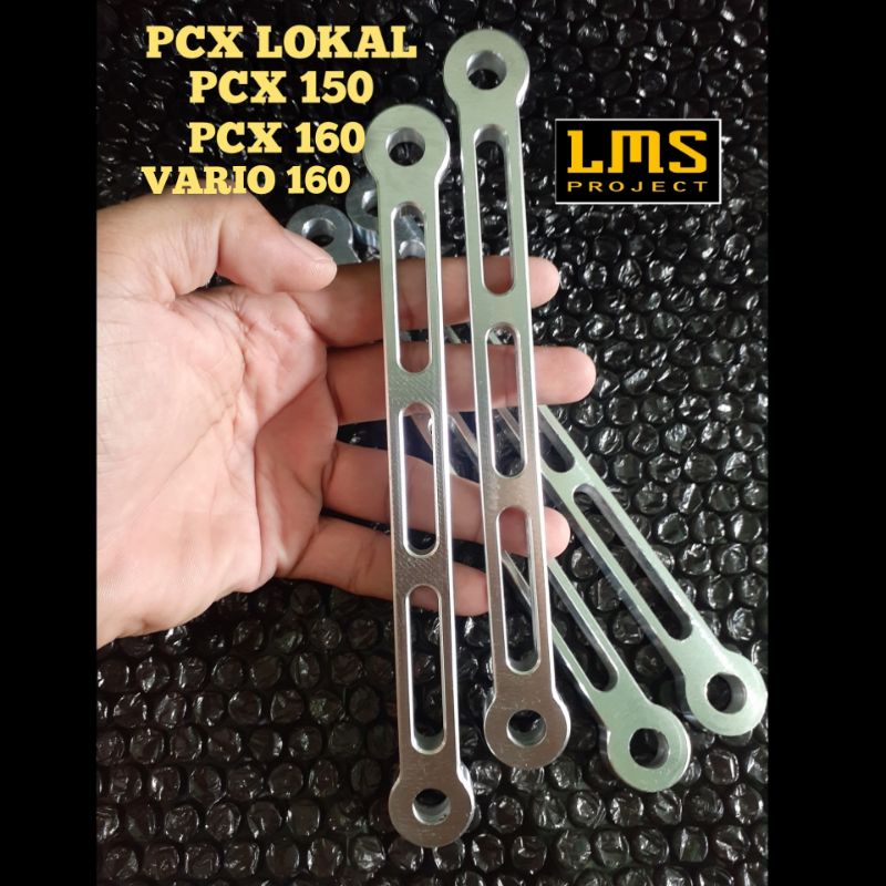 BREKET ARM.BREKET KNALPOT CNC (PCX 150.PCX LOKAL.PCX 160.VARIO 160)