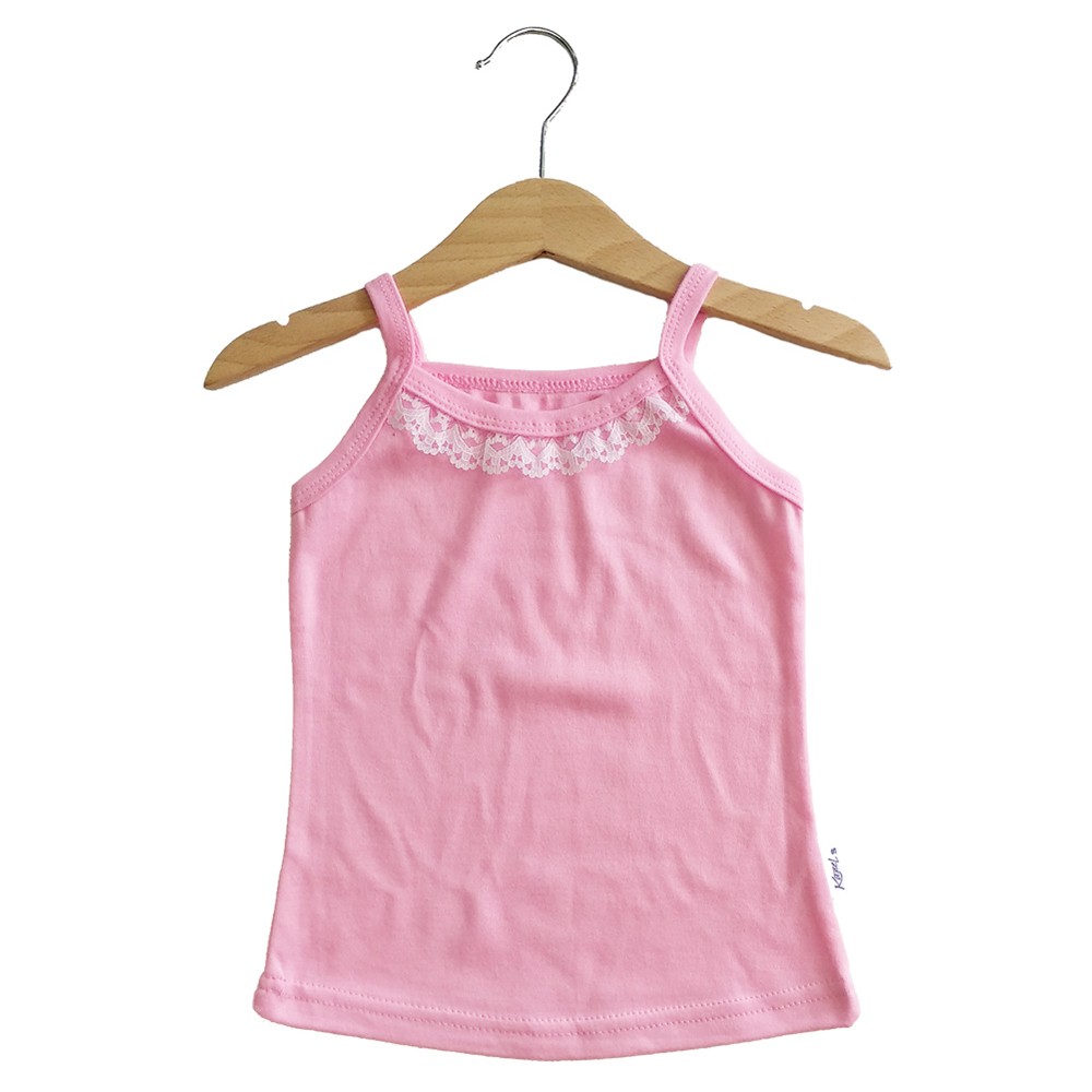 Kazel Tanktop Renda Girl 6pcs Kaos Bayi Perempuan