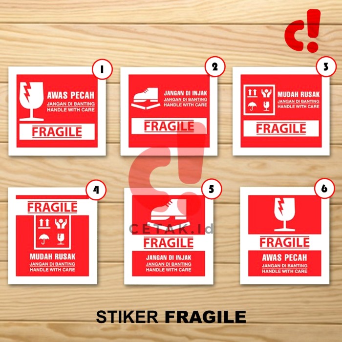

STIKER FRAGILE Elegan