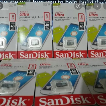 MICRO SD SANDISK CLASS 10 8GB