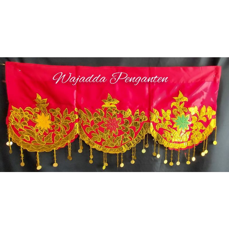 Ondas dekorasi pelaminan minang melayu plastik ternurah