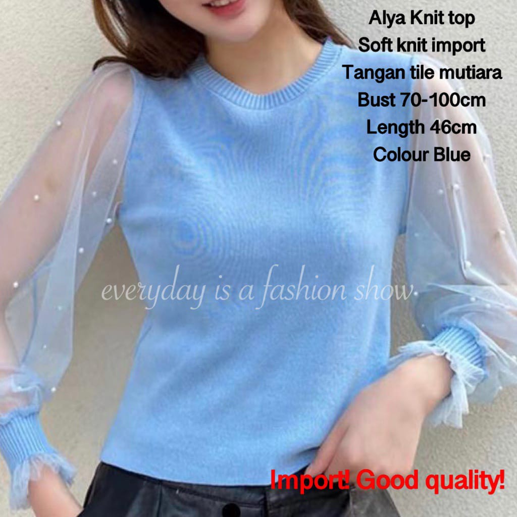 B12 Alya knit top import  Import