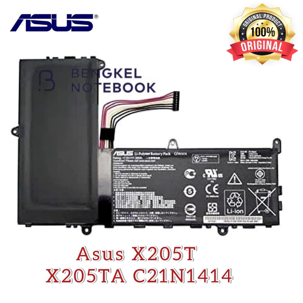 Baterai ASUS X205 X205T X205TA C21N1414