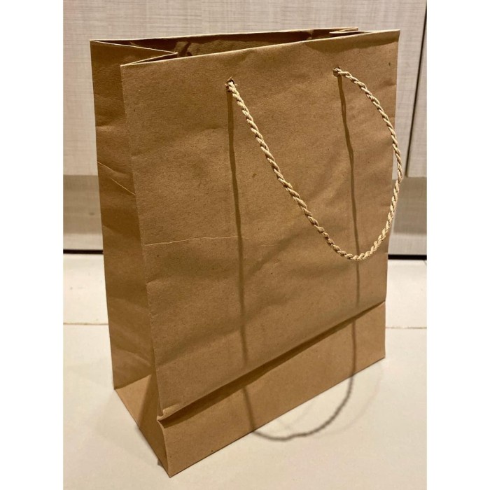 

NEW Paper Bag Kertas Polos / Tas Kertas Coklat Kecil / Small