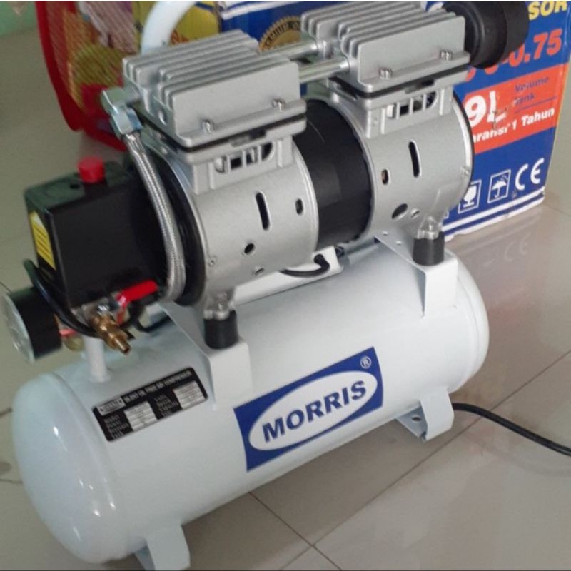 KOMPRESOR ANGIN OILESS MORRIS MOC-9-0,75