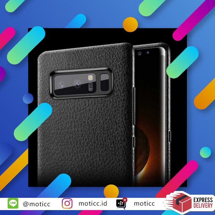 Leather Vintage Softcase Cover Silicone Case Samsung Galaxy Note 8